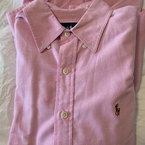 Light Pink Polo Ralph Lauren Oxford Shirt